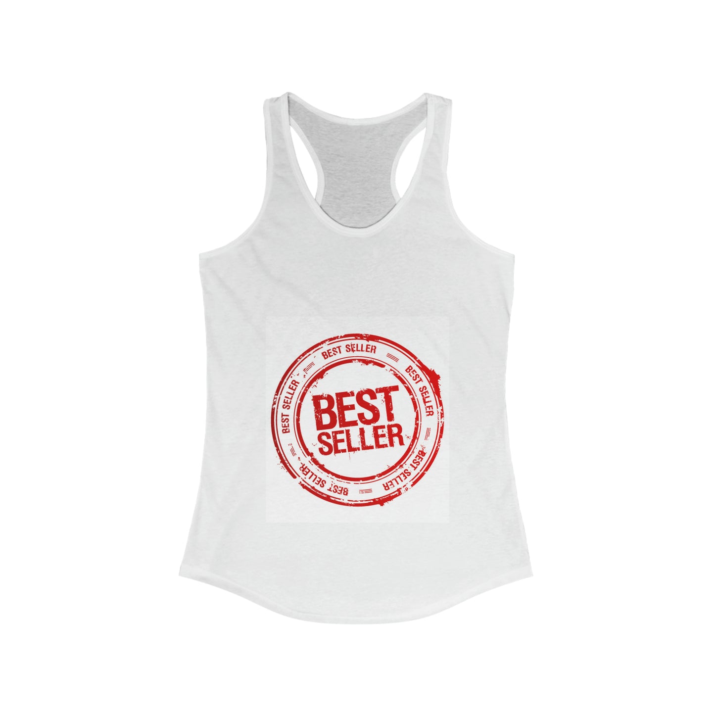 Women's Ideal Racerback Tank Best seller rubber stamp.