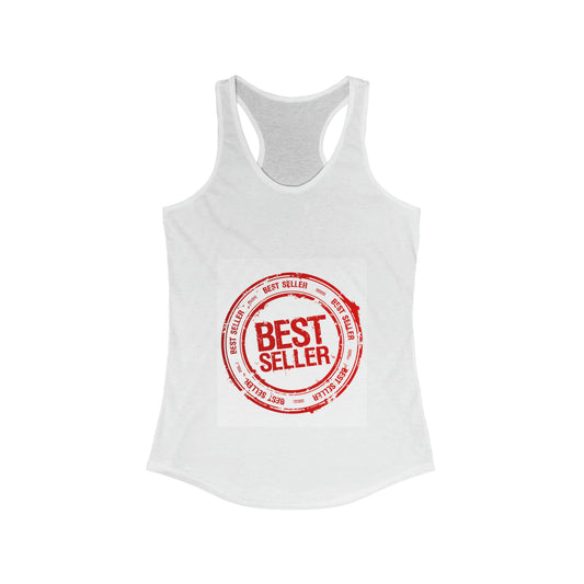 Women's Ideal Racerback Tank Best seller rubber stamp.