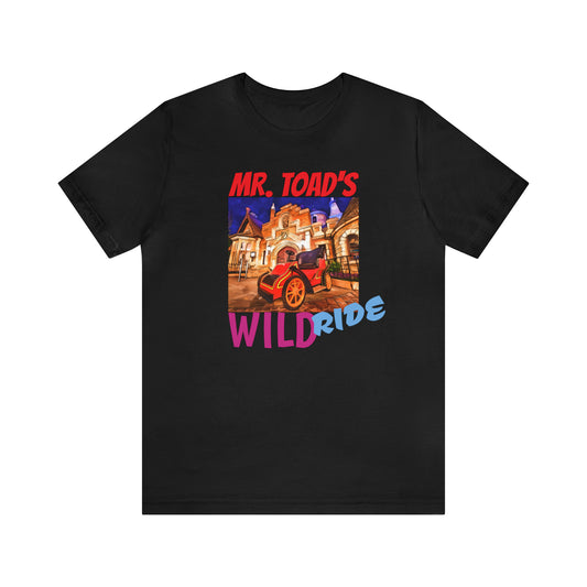 Unisex Jersey Short Sleeve Tee Painting of Disneyland ~MR. TOAD'S Wild ride