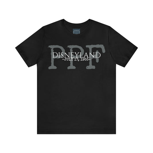 Unisex Jersey Short Sleeve Tee Disneyland Peter Pan's flight opening day 1955