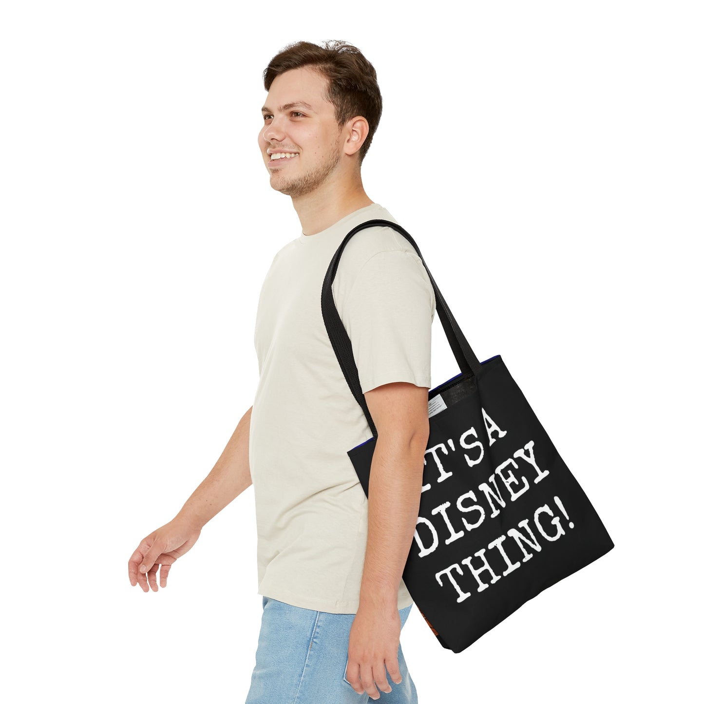 AOP Tote Bag Painting of Disneyland Mr. Toad Wild Ride