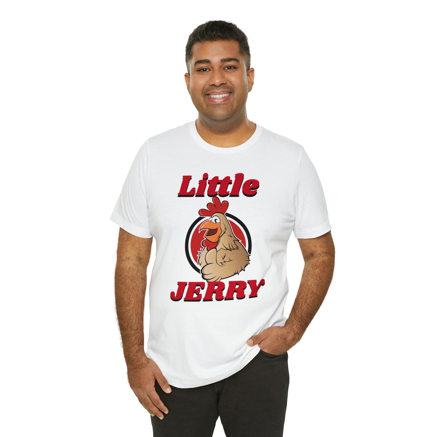 Unisex Jersey Short Sleeve Tee Seinfeld tv show - It's little Jerry. chicken