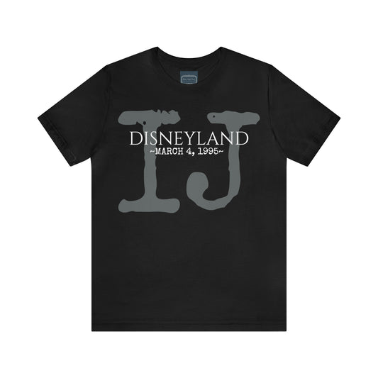 Unisex Jersey Short Sleeve Tee Disneyland Indiana Jones Ride opening day 1995