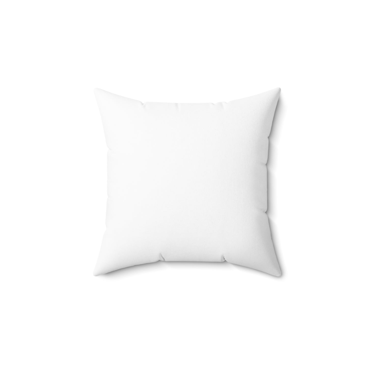 Spun Polyester Square Pillow Continuous line drawing of cup of coffee