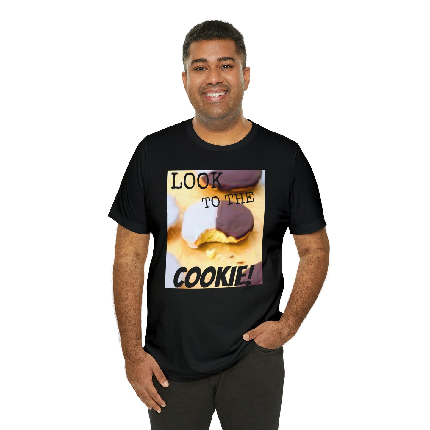 Unisex Jersey Short Sleeve Tee SEINFELD tv show "LOOK TO THE COOKIE!"