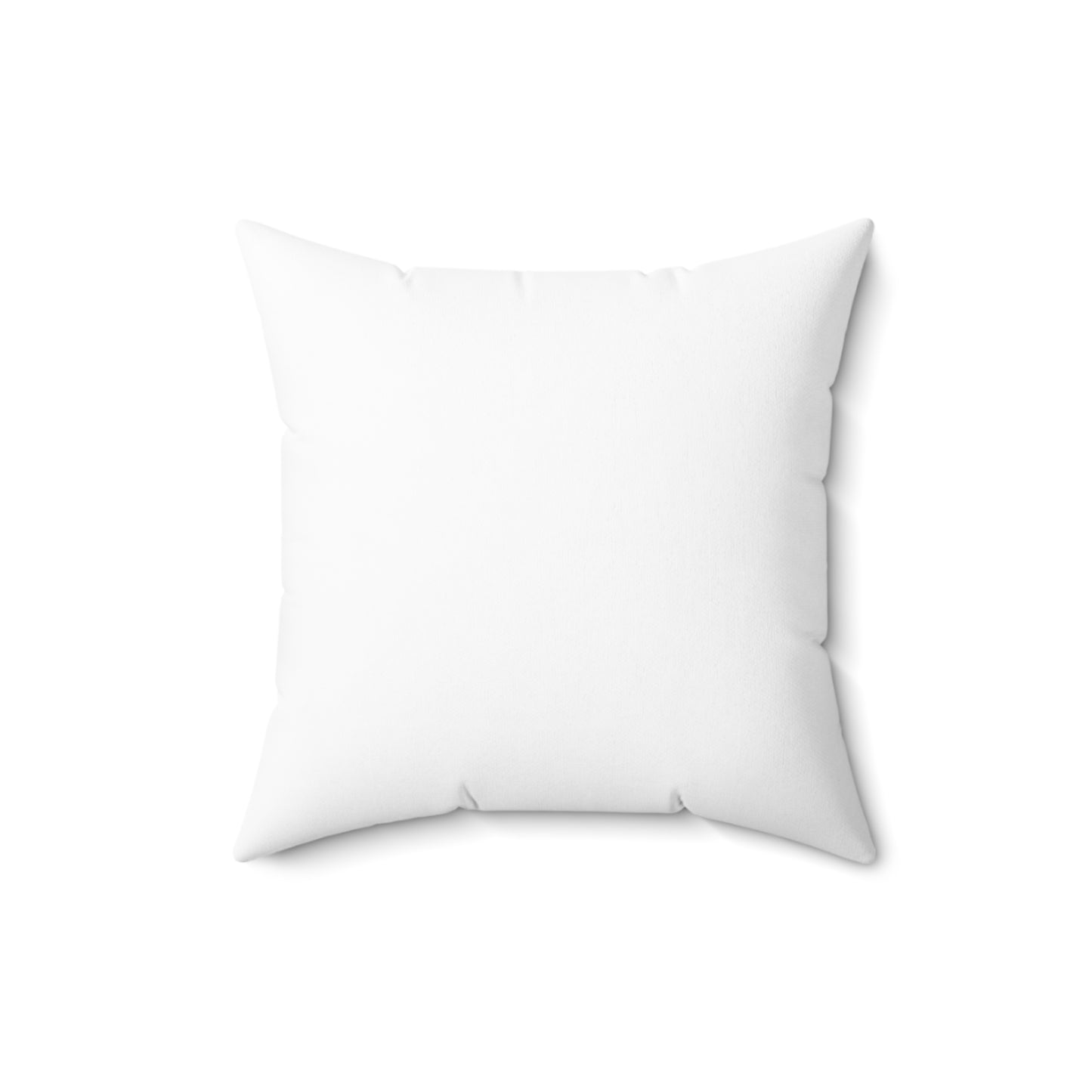 Spun Polyester Square Pillow Continuous line drawing of cup of coffee
