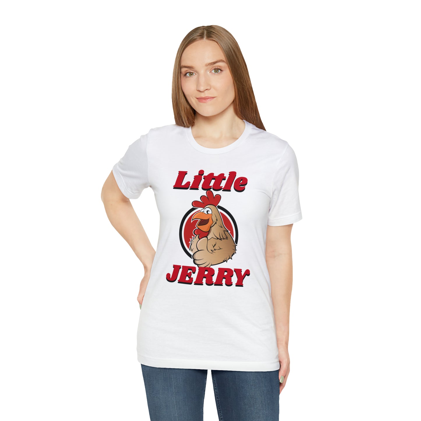 Unisex Jersey Short Sleeve Tee Seinfeld tv show - It's little Jerry. chicken
