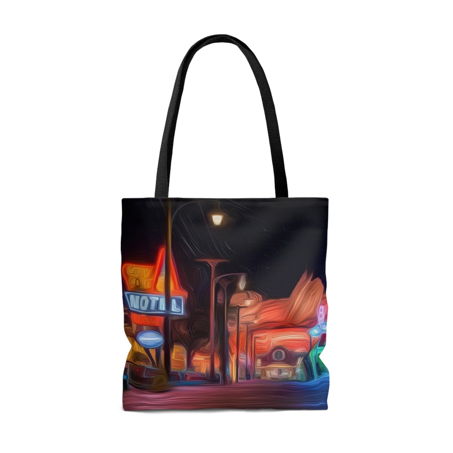 AOP Tote Bag Painting of Disneyland Resort DCA Radiator Springs Land