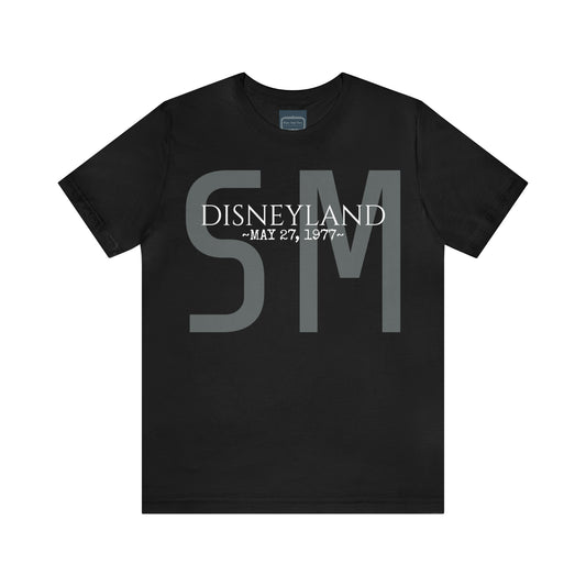 Unisex Jersey Short Sleeve Tee Disneyland Space Mountain opening day 1977