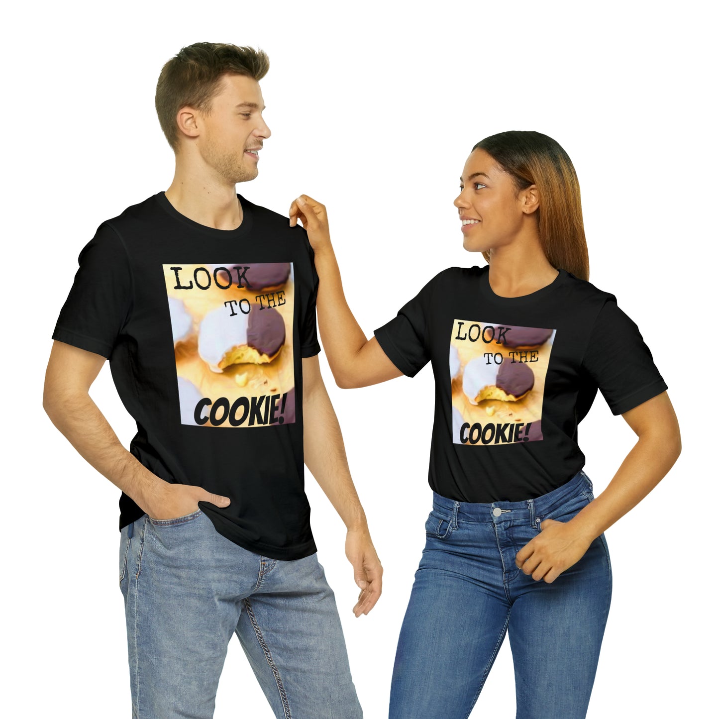 Unisex Jersey Short Sleeve Tee SEINFELD tv show "LOOK TO THE COOKIE!"