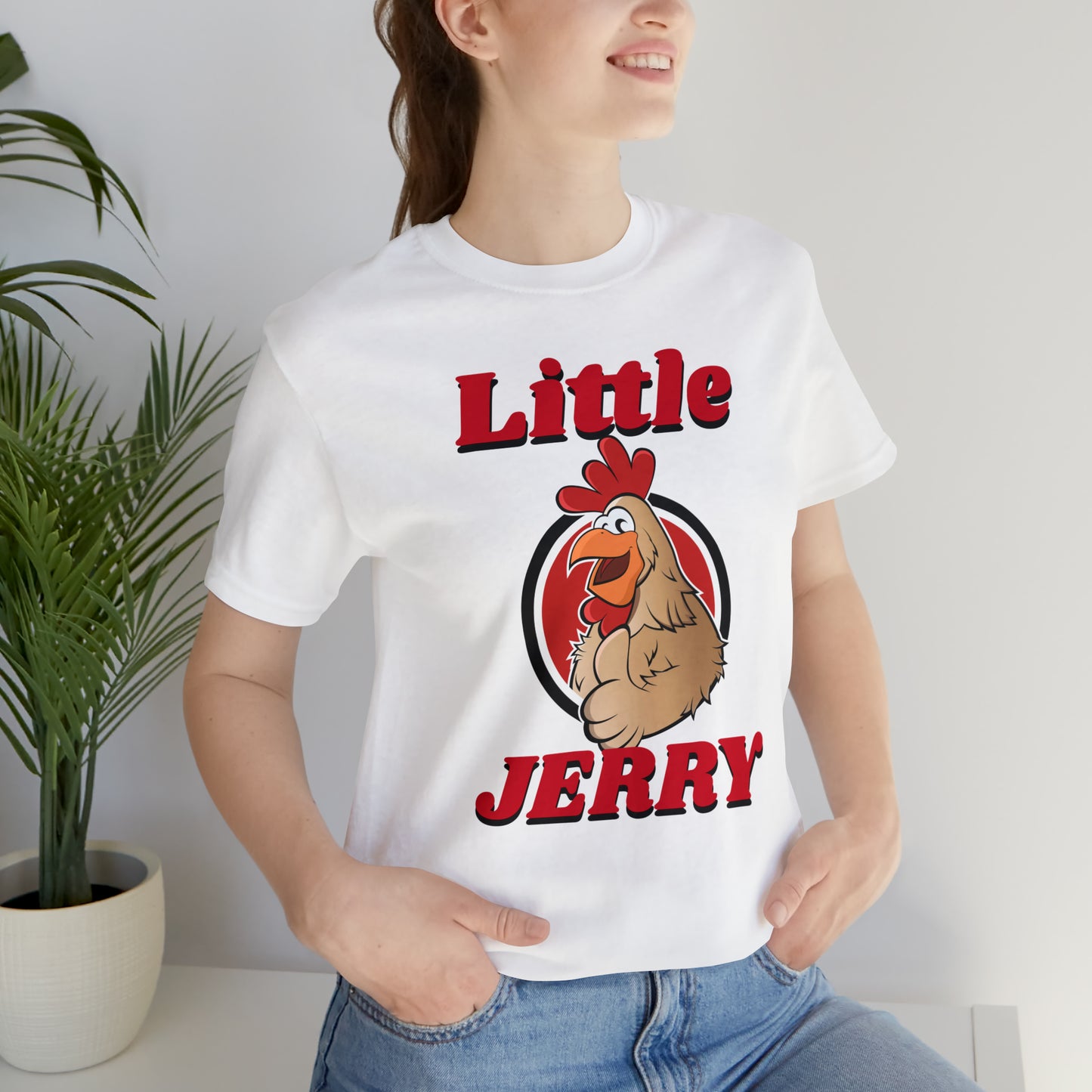 Unisex Jersey Short Sleeve Tee Seinfeld tv show - It's little Jerry. chicken