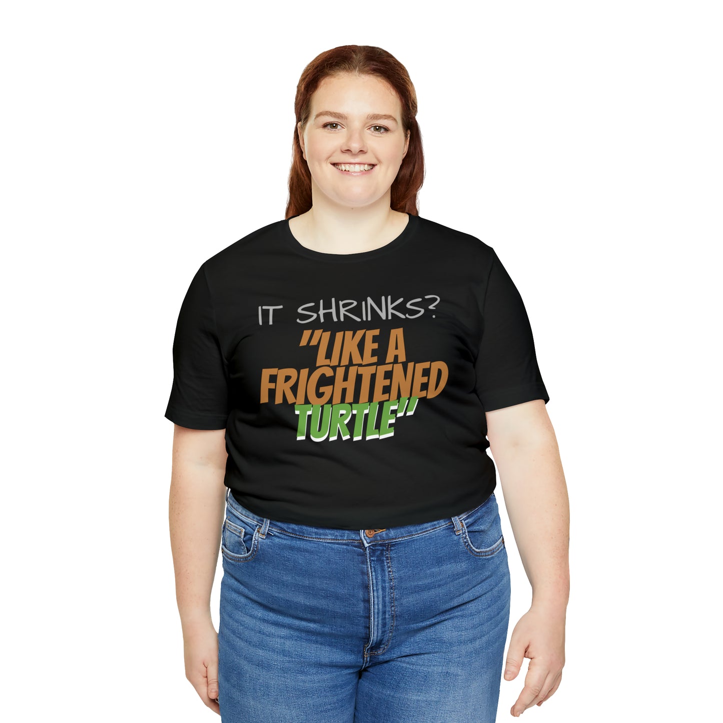 Unisex Jersey Short Sleeve Tee SEINFELD tv show "IT SHRINKS"