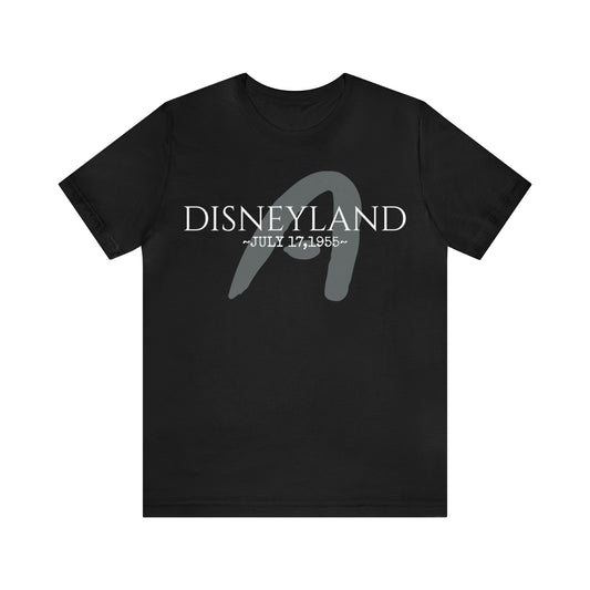 Unisex Jersey Short Sleeve Tee Disneyland Resort Opening Date ~ July 17, 1955