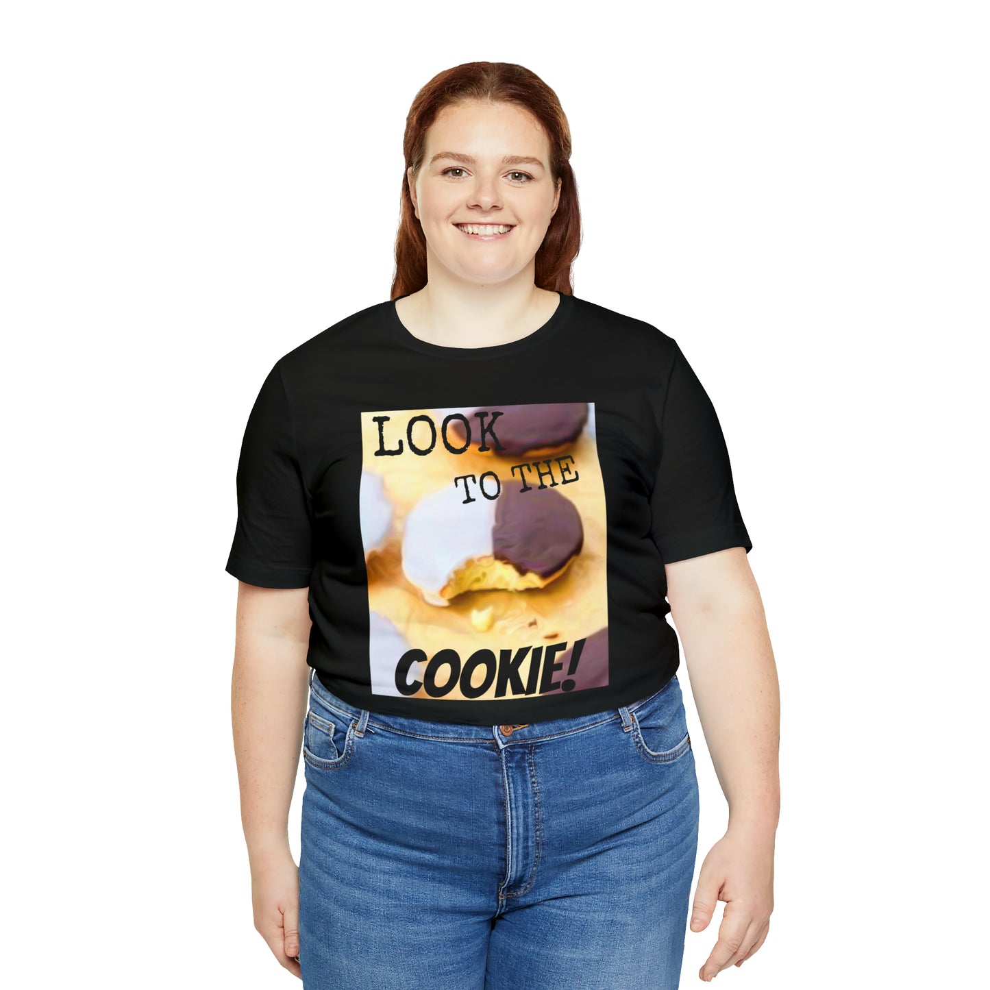 Unisex Jersey Short Sleeve Tee SEINFELD tv show "LOOK TO THE COOKIE!"
