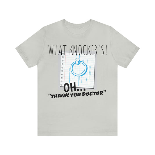 Unisex Jersey Short Sleeve Tee Young Frankenstein~ What KNOCKERS!
