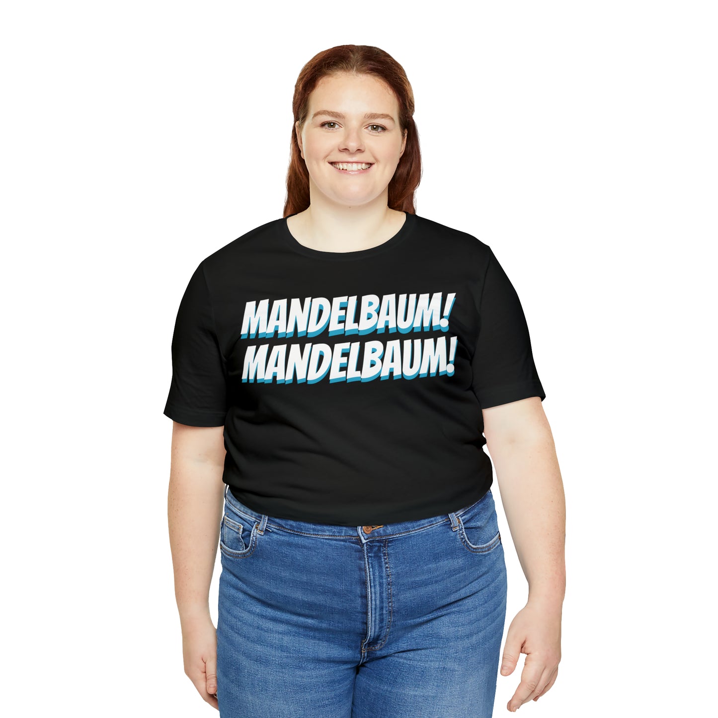 Unisex Jersey Short Sleeve Tee Seinfeld TV Show ~ Mandelbaum!  Mandelbaum!