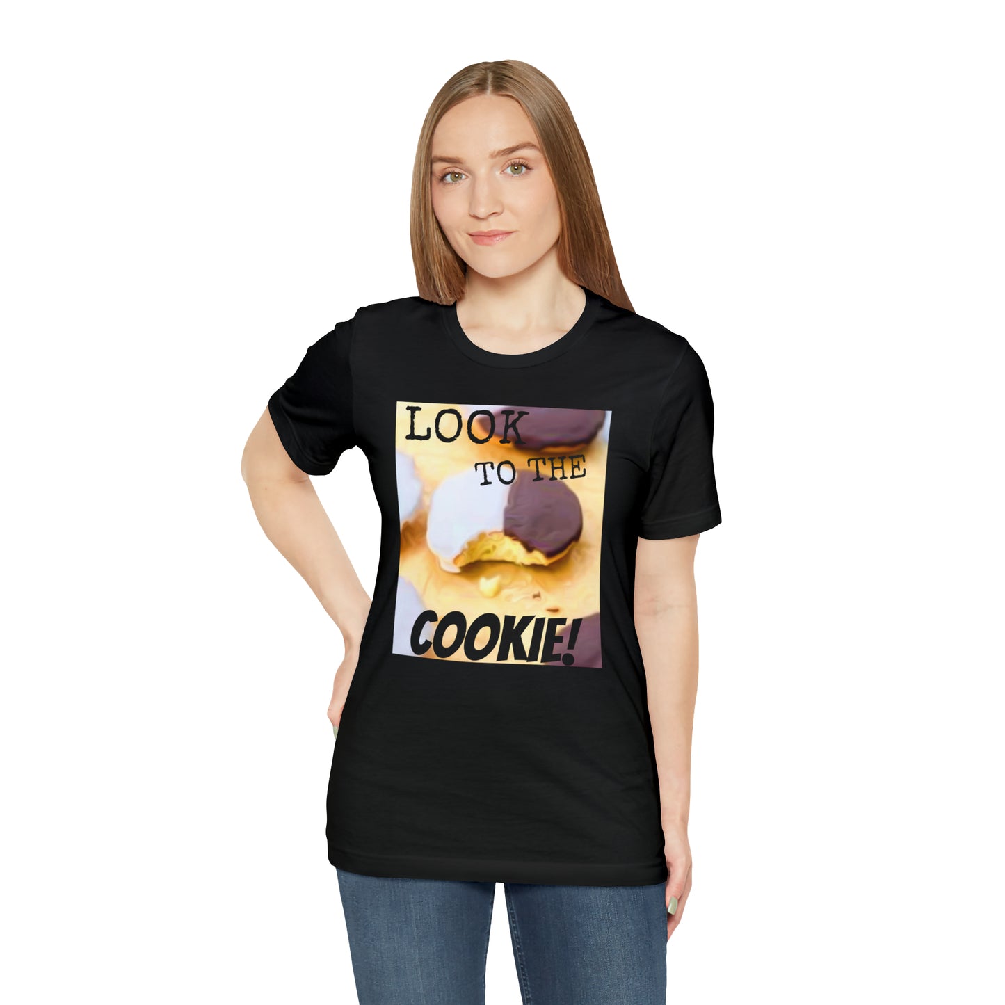 Unisex Jersey Short Sleeve Tee SEINFELD tv show "LOOK TO THE COOKIE!"