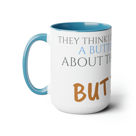 Two-Tone Coffee Mugs, 15oz Nacho Libre Movie Quote "but i do!"