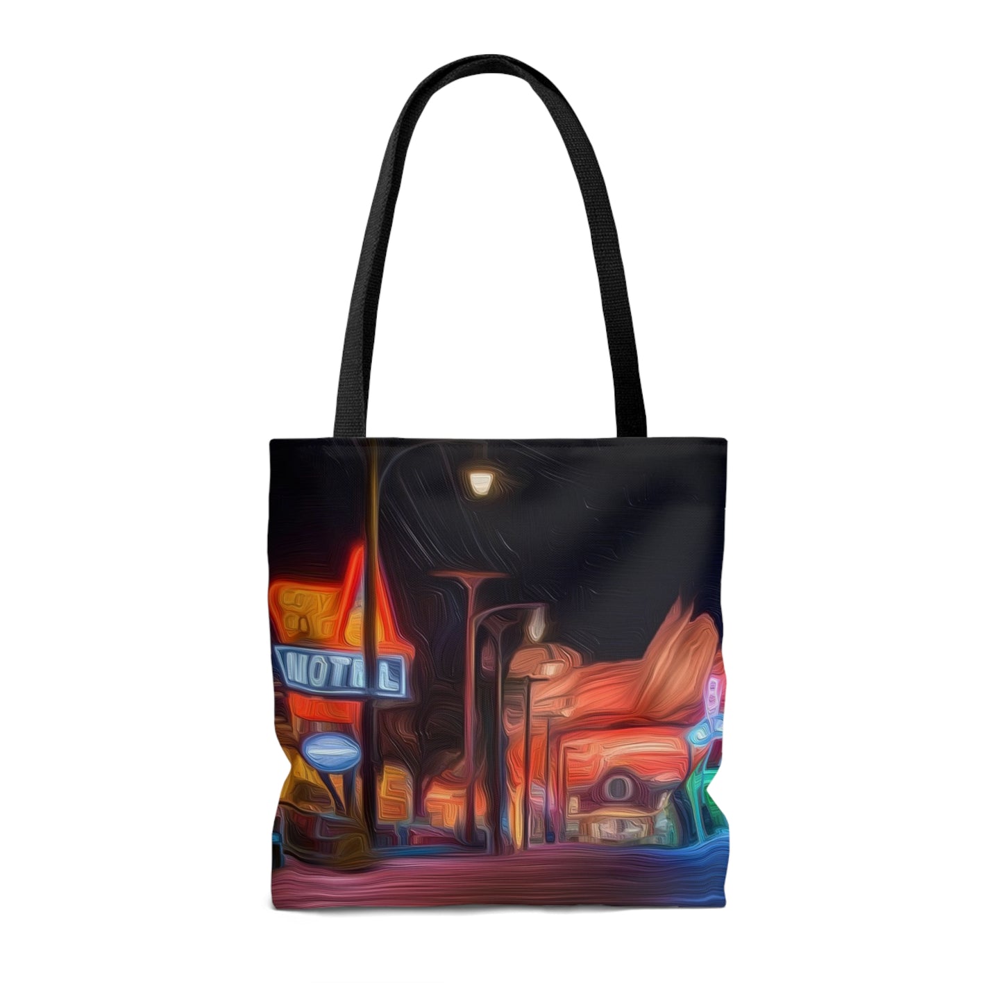 AOP Tote Bag Painting of Disneyland Resort DCA Radiator Springs Land