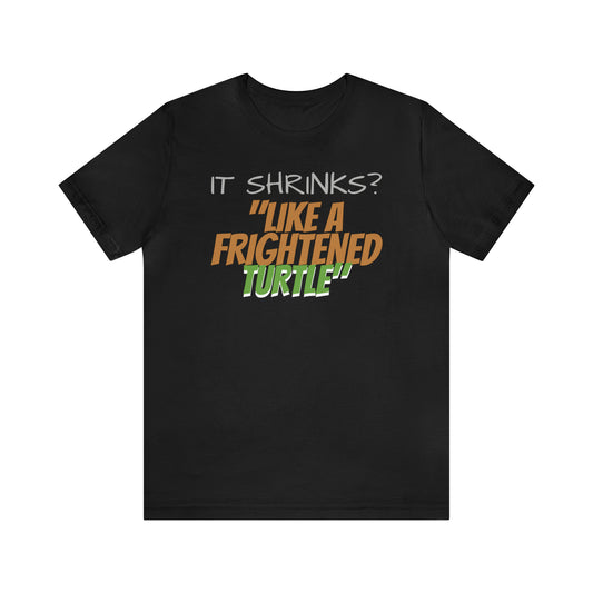 Unisex Jersey Short Sleeve Tee SEINFELD tv show "IT SHRINKS"