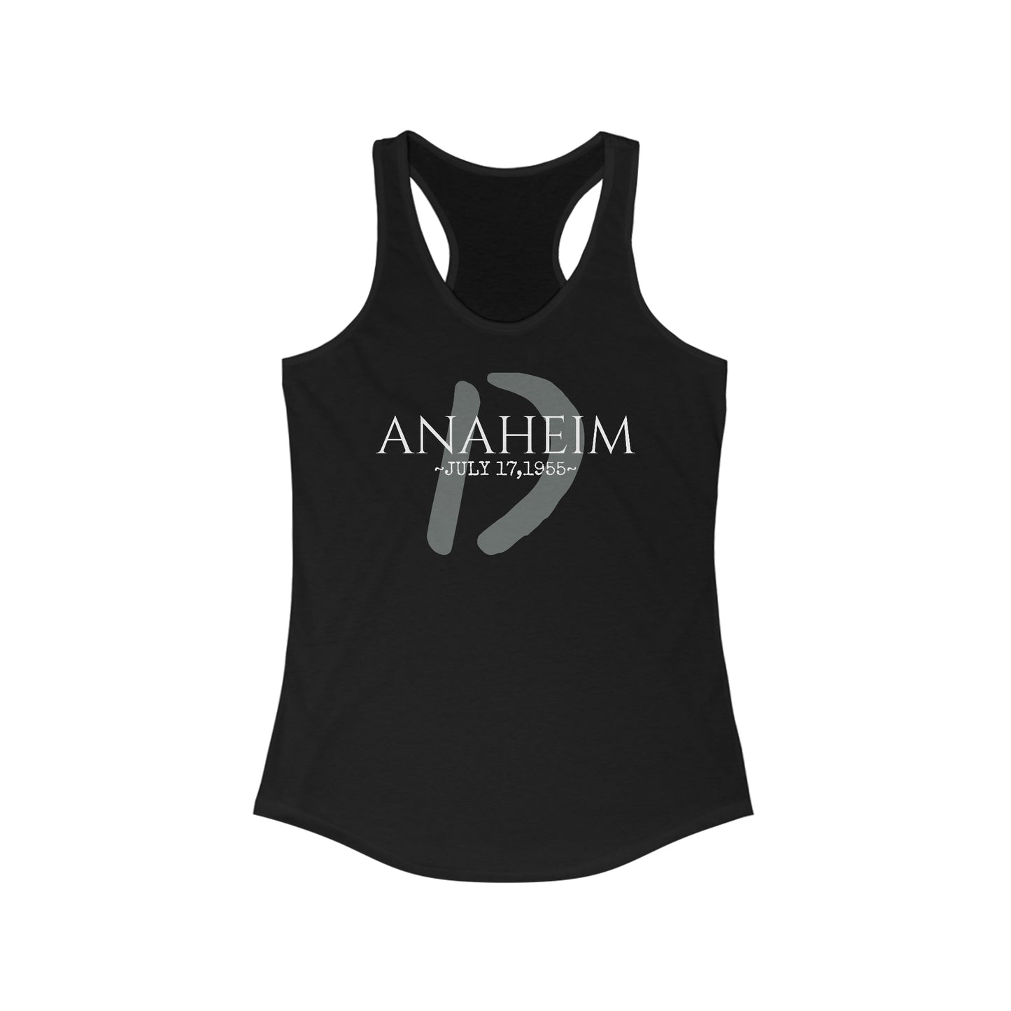 Women's Ideal Racerback Tank Disneyland opening day July 17th 1955 Anaheim