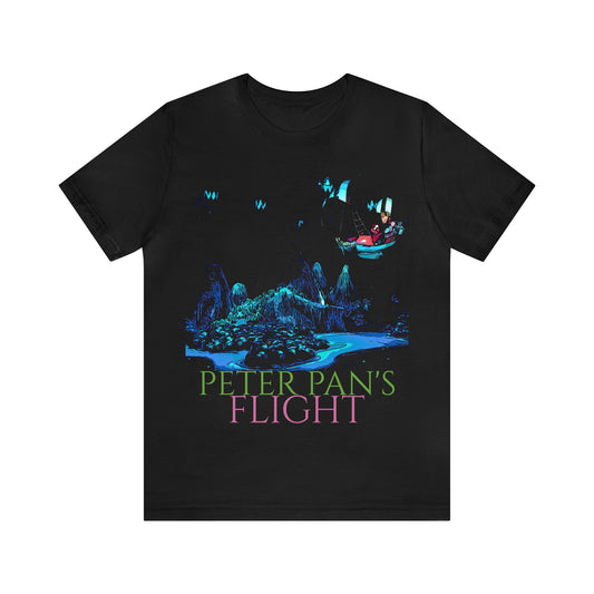 Unisex Jersey Short Sleeve Tee Painting of It's A Disney Thing PETER PANS FLIGHT