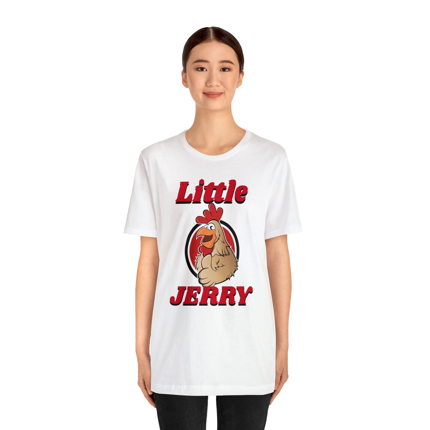 Unisex Jersey Short Sleeve Tee Seinfeld tv show - It's little Jerry. chicken