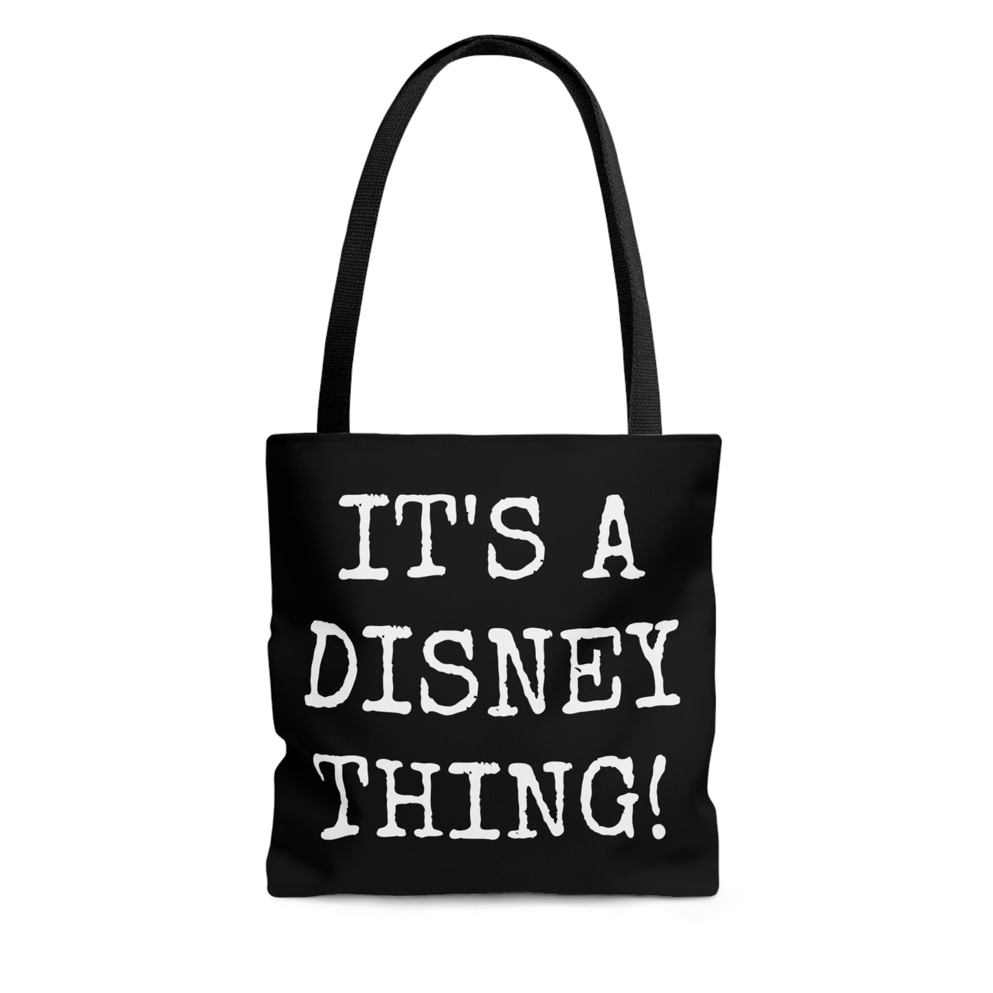 AOP Tote Bag Painting of Disneyland Mr. Toad Wild Ride