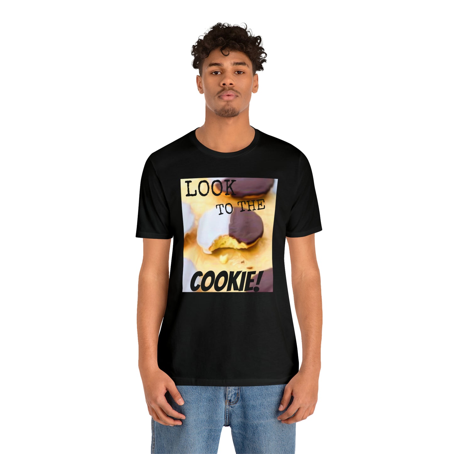 Unisex Jersey Short Sleeve Tee SEINFELD tv show "LOOK TO THE COOKIE!"