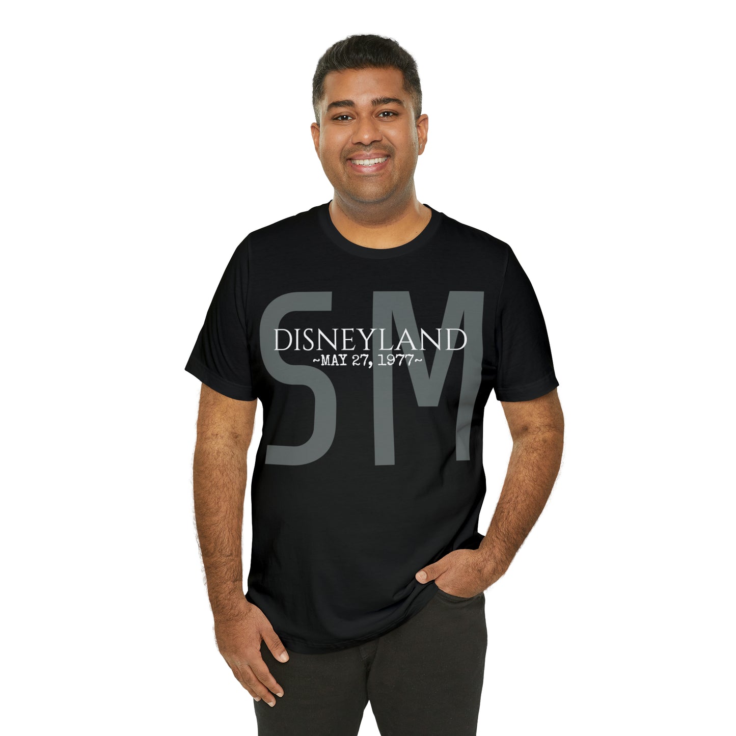 Unisex Jersey Short Sleeve Tee Disneyland Space Mountain opening day 1977