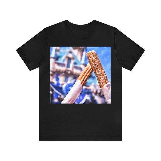 Unisex Jersey Short Sleeve Tee Painting of It's A DISNEY Thing! CHURROS