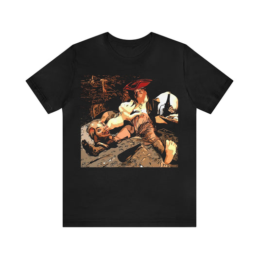 Unisex Jersey Short Sleeve Tee Painting of Disneyland PIRATES OF THE CARIBBEAN