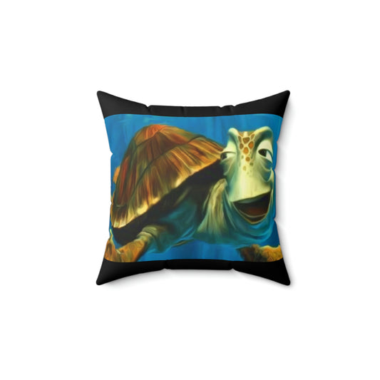 Spun Polyester Square Pillow ~Disney ~Names Crush~ Nemo
