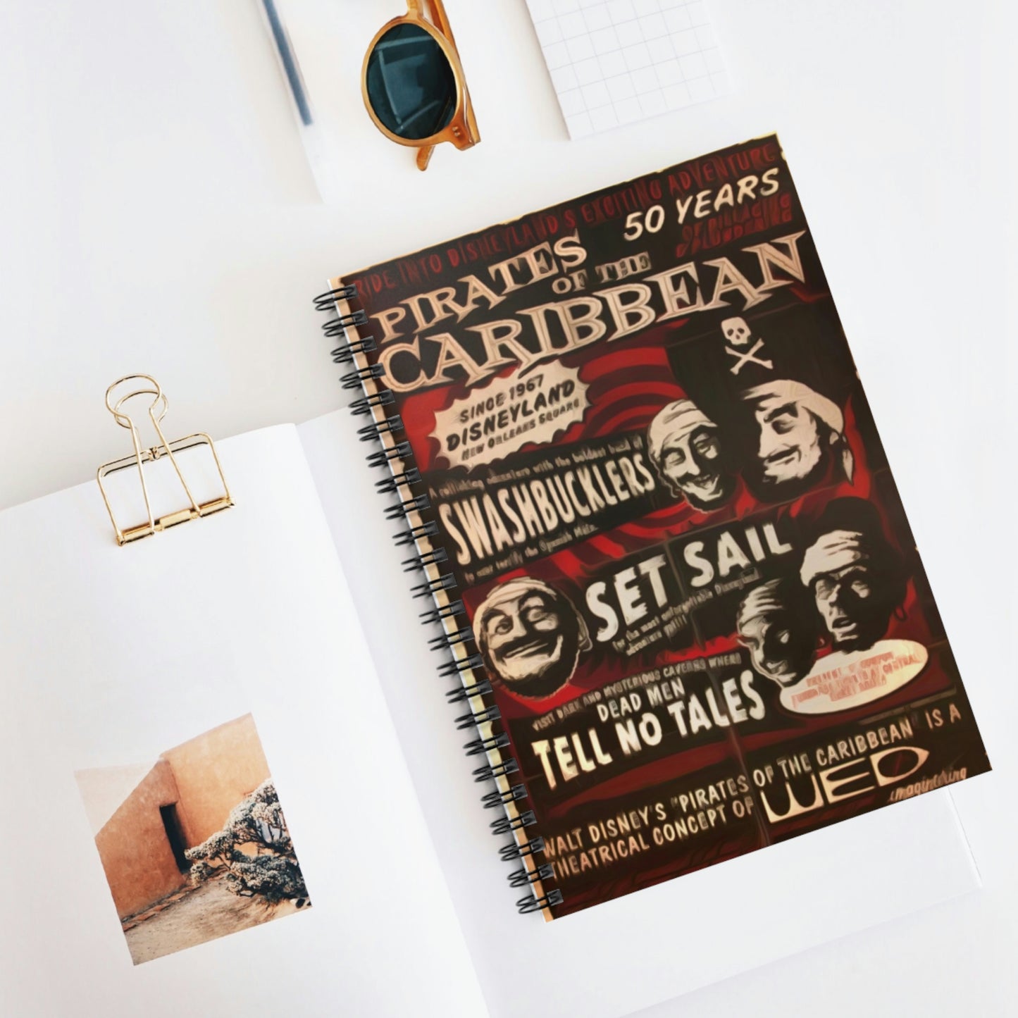 Spiral Notebook - Disneyland Pirates of the Caribbean Ride