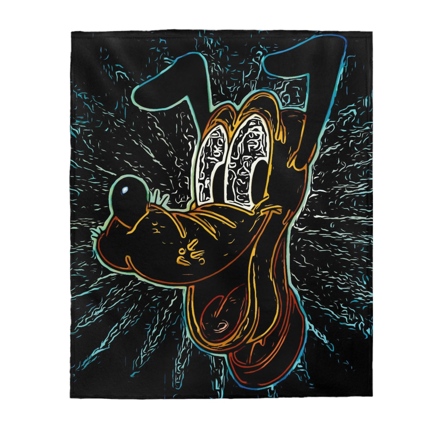 Velveteen Plush Blanket Disney ~ Pluto