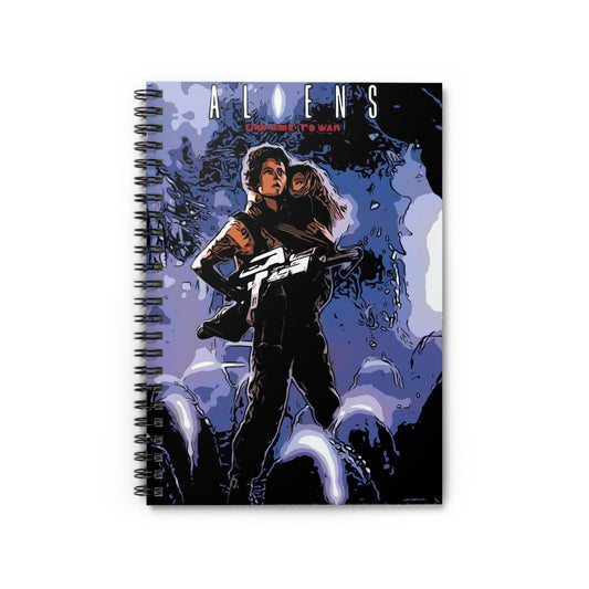 Spiral Notebook - Ruled Line Aliens movie poster