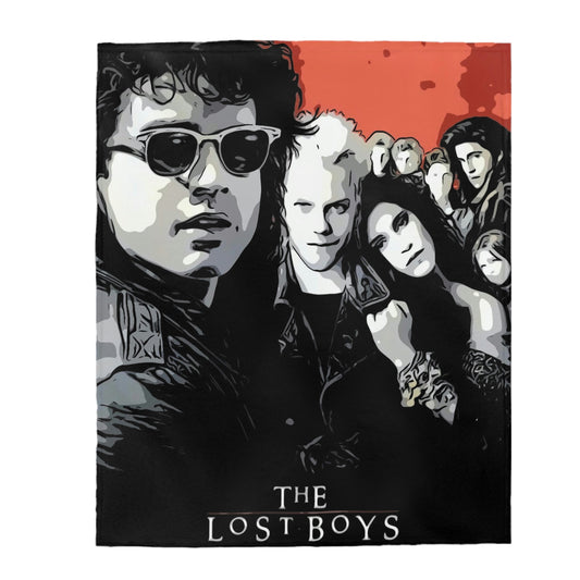 Velveteen Plush Blanket The Lost boys Movie Poster
