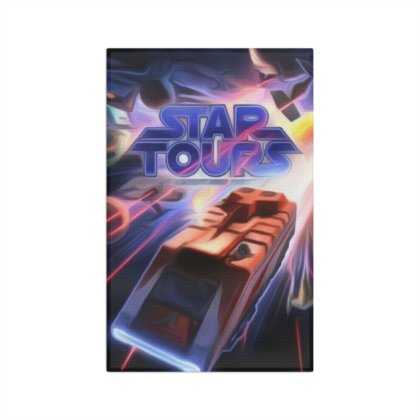 Soft Tea Towel Disneyland ~ Star Tours ~ Ride