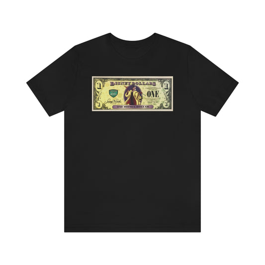 Unisex Jersey Short Sleeve Tee DISNEYLAND DOLLARS VILLAINS Cruella De Vil