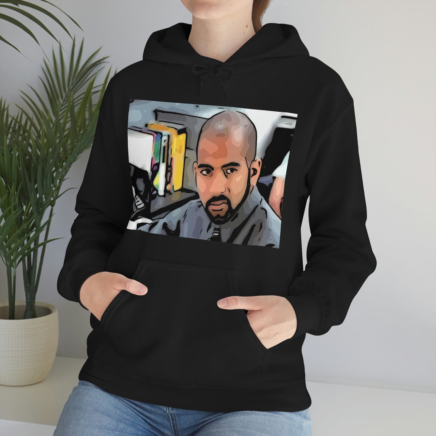 Unisex Heavy Blend™ Hooded Sweatshirt Office space ~ Samir