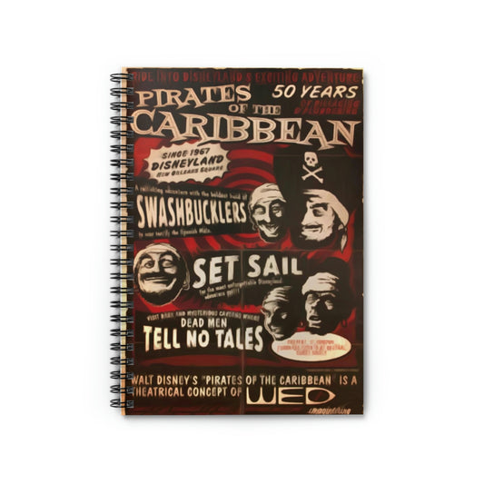 Spiral Notebook - Disneyland Pirates of the Caribbean Ride
