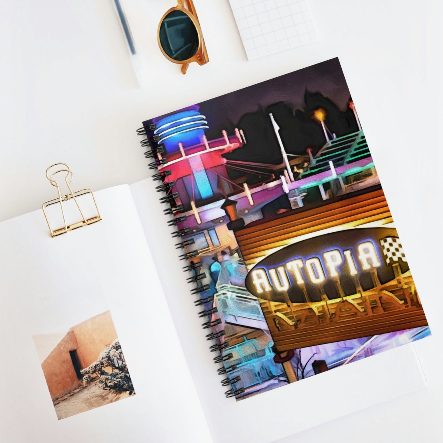 Spiral Notebook - Disneyland Autopia
