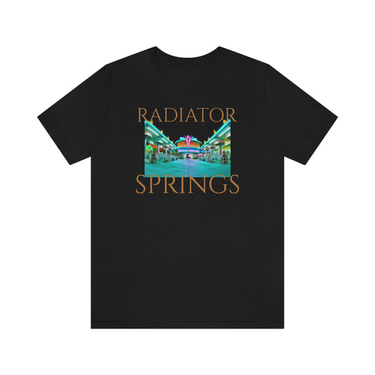 Unisex Jersey Short Sleeve Tee RADIATOR SPRINGS FLO'S V8