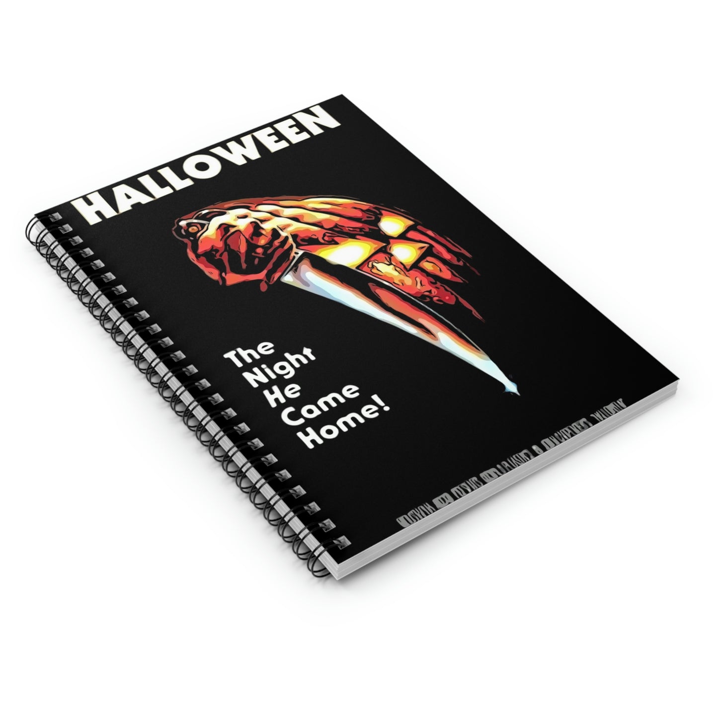 Spiral Notebook - Ruled Line Halloween movie poster