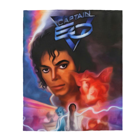 Velveteen Plush Blanket Disneyland ~ Captain EO