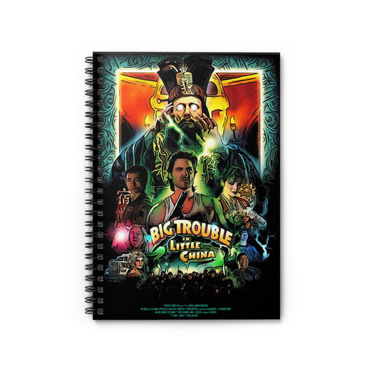 Spiral Notebook - Ruled Line Big Trouble in Little China movie poster