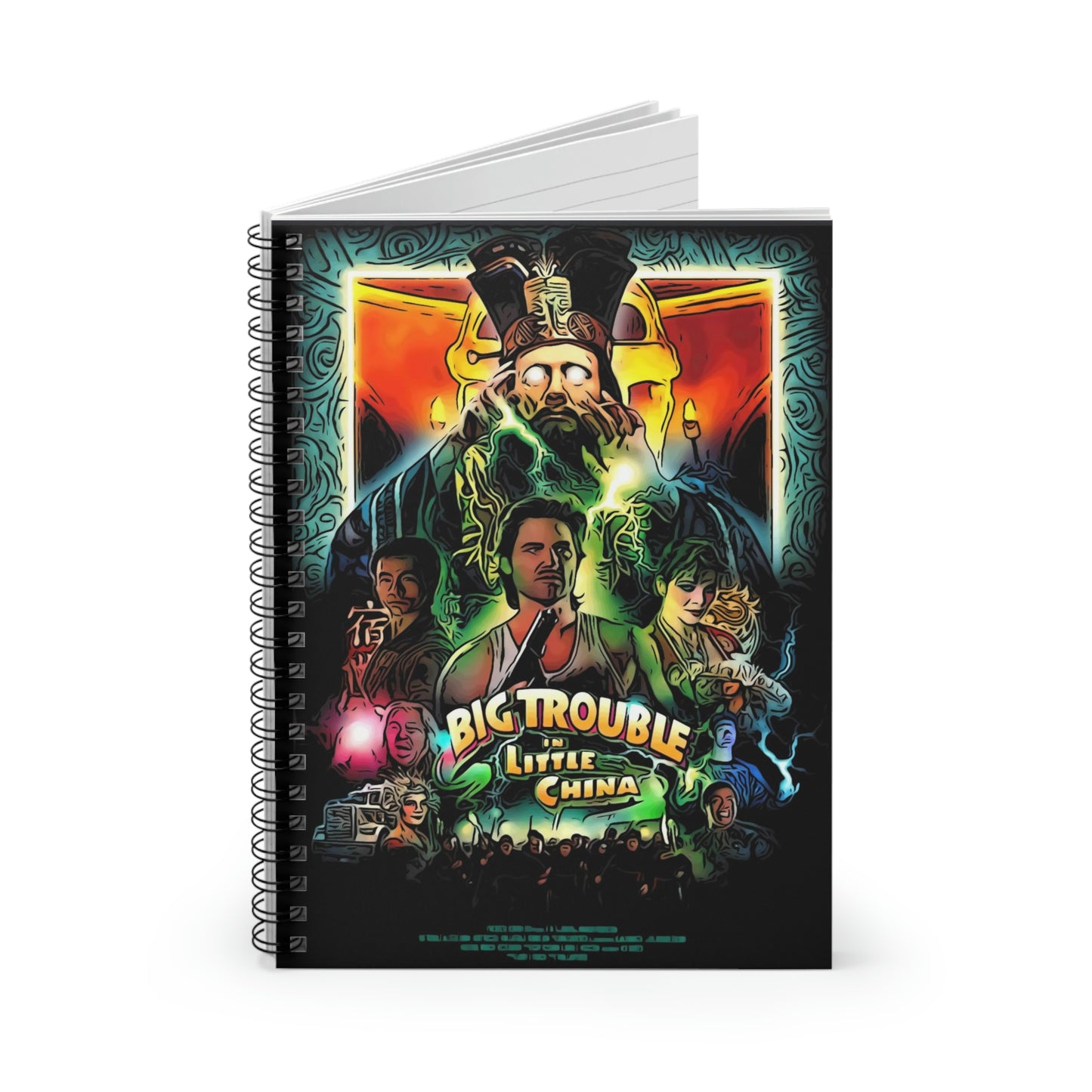 Spiral Notebook - Ruled Line Big Trouble in Little China movie poster