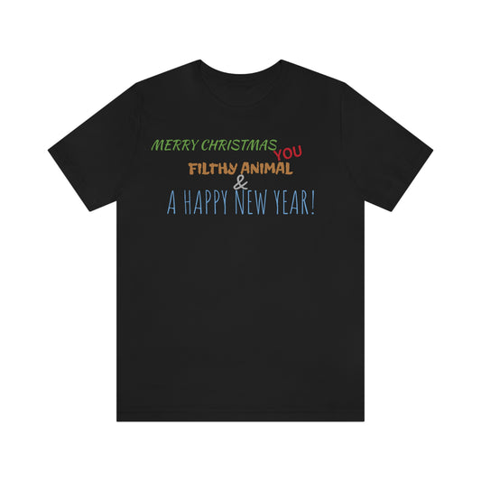 Unisex Jersey Short Sleeve Tee Home Alone - You Filthy Animal