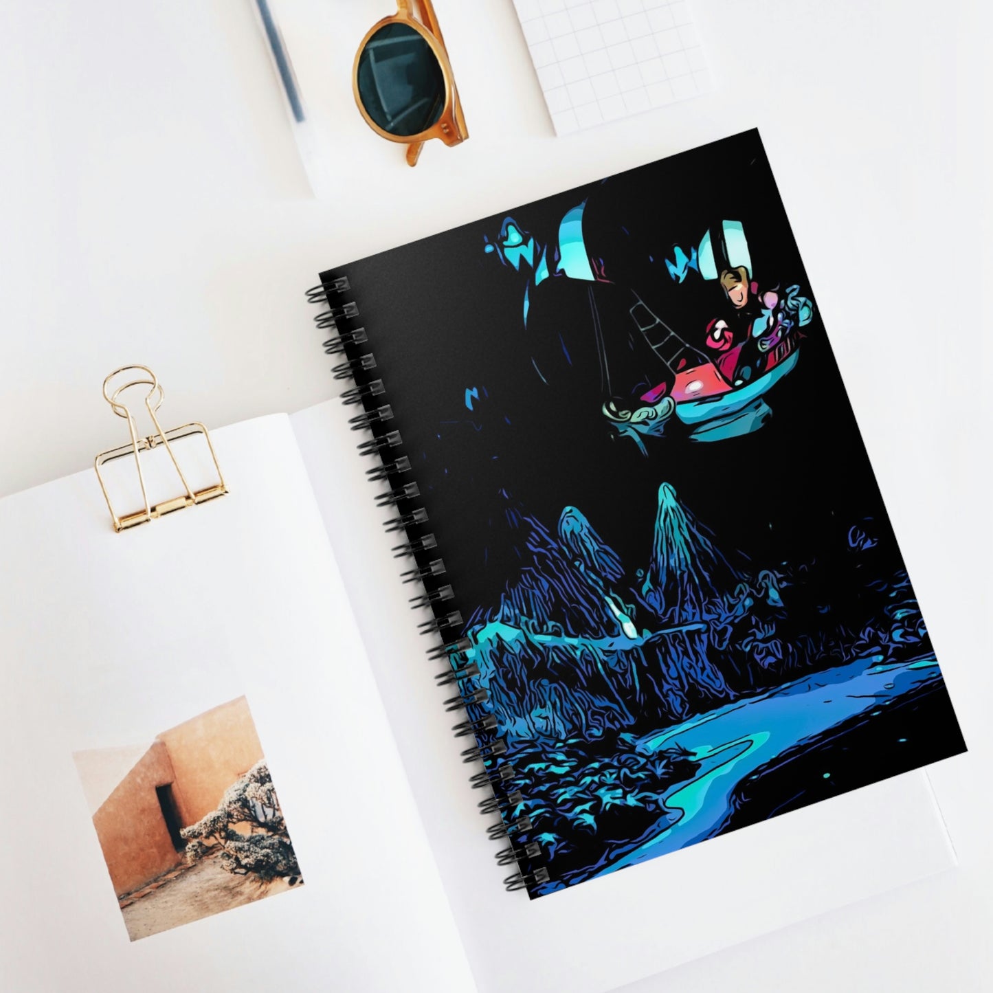 Spiral Notebook - Disneyland Peter Pan's Flight Dark Ride
