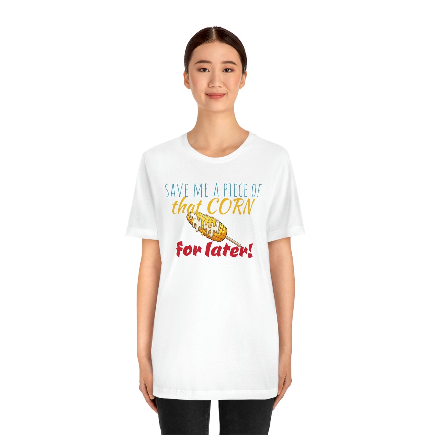 Unisex Jersey Short Sleeve Tee Corn for later